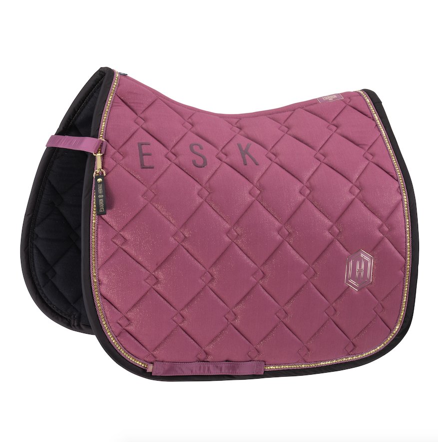 Eskadron Heritage '25 zadeldek dressuur Cotton Glitter Wildberry Full
