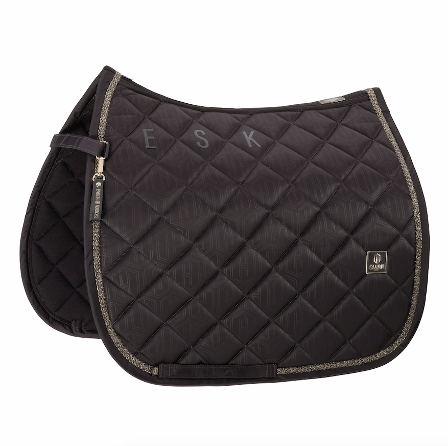 Eskadron Heritage '25 zadeldek dressuur GLOSSY Black Truffle Full