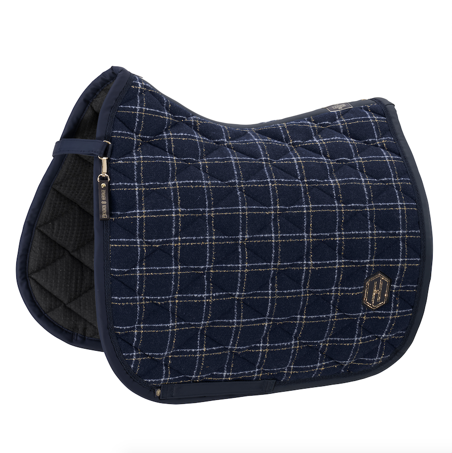 Eskadron Heritage '25 zadeldek dressuur BOUCLE EMBLEM Navy Full
