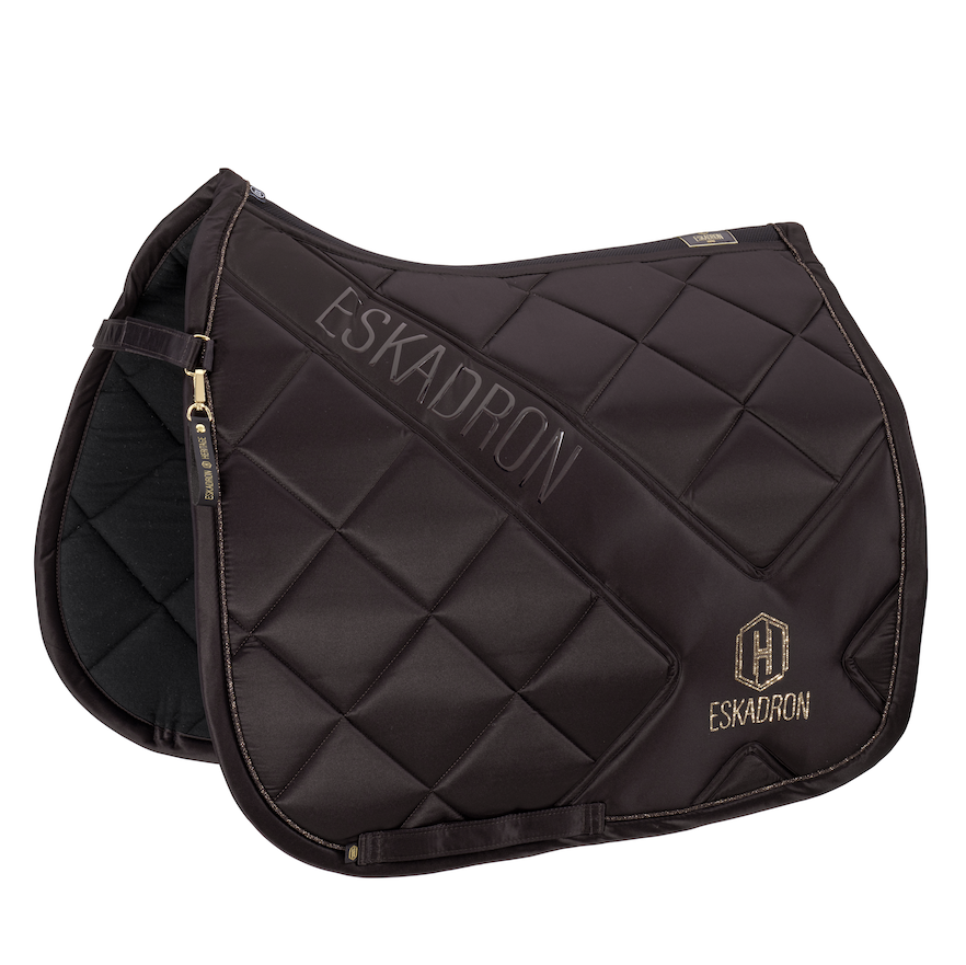 Eskadron Heritage '25 zadeldek dressuur BICROSS MATTGLOSS Black Truffle Full