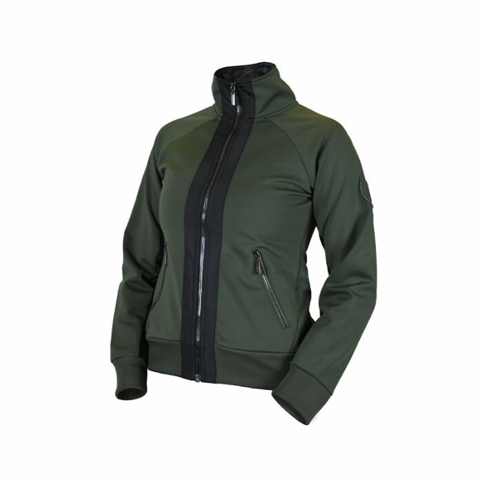 Equestrian Stockholm Deep Olivine Bounded fleece jasje MAAT XL