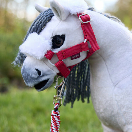 Le Mieux Toy pony Christmas halster Rood