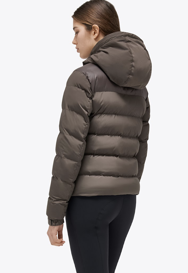 Cavalleria Toscana hooded  nylon puffer jacket bruin MAAT XL