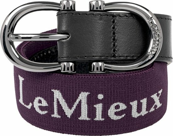 Le Mieux elastische riem Aubergine