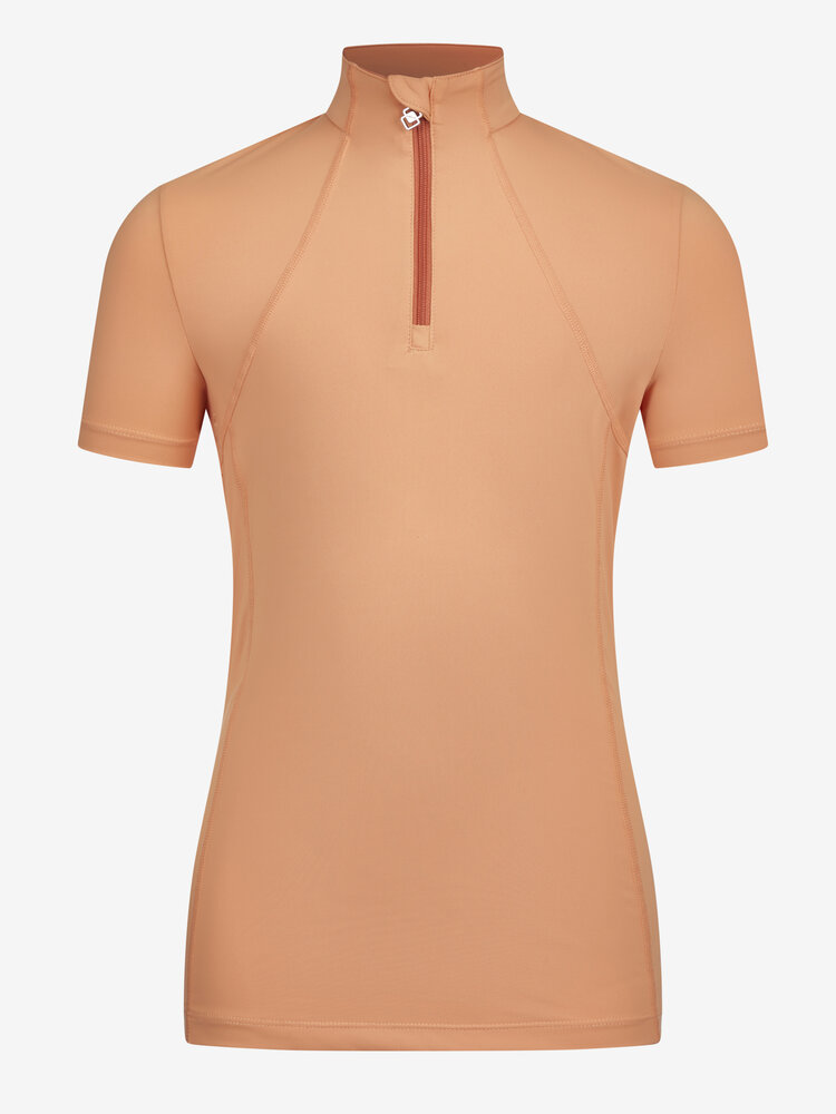 Le Mieux YOUNG RIDER base layer korte mouw Sherbet met Vlekken