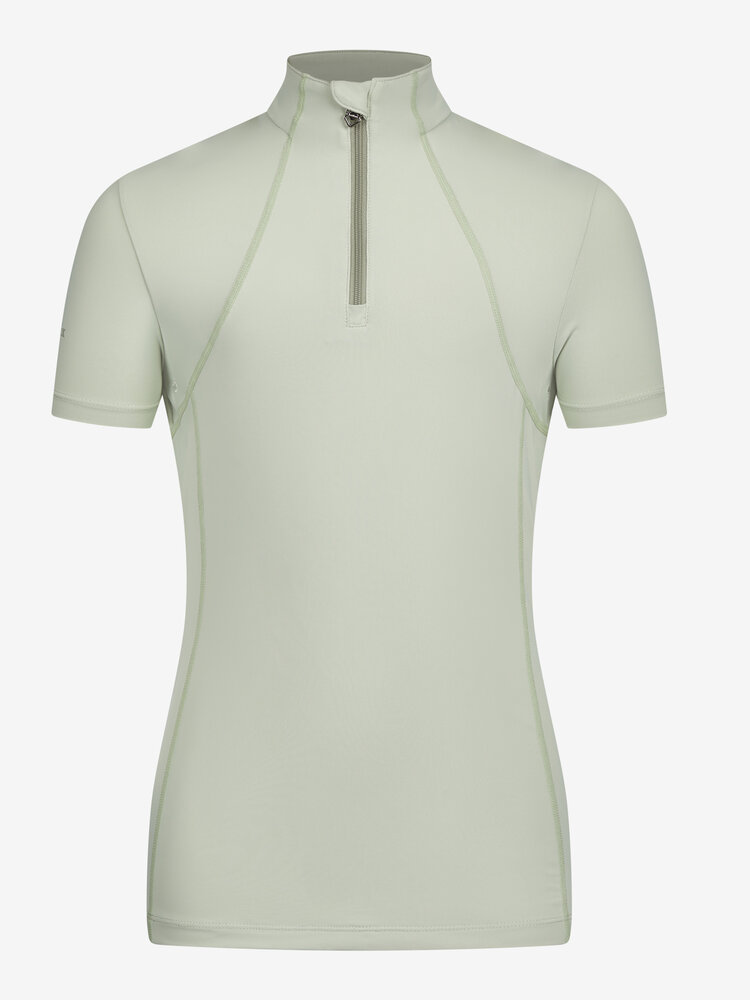 Le Mieux YOUNG RIDER base layer korte mouw Pistachio Met Vlekken maat 13-14