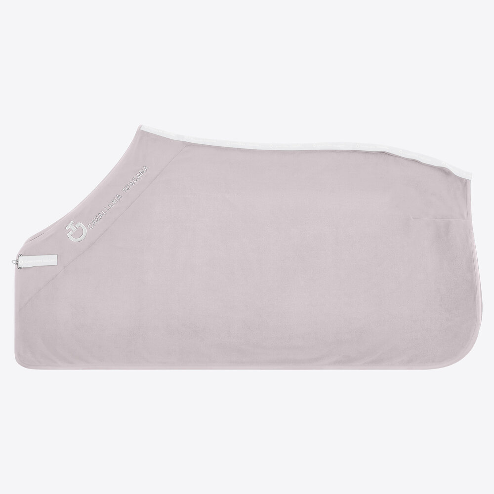 Cavalleria Toscana Logo Fleece deken VIOLET ICE