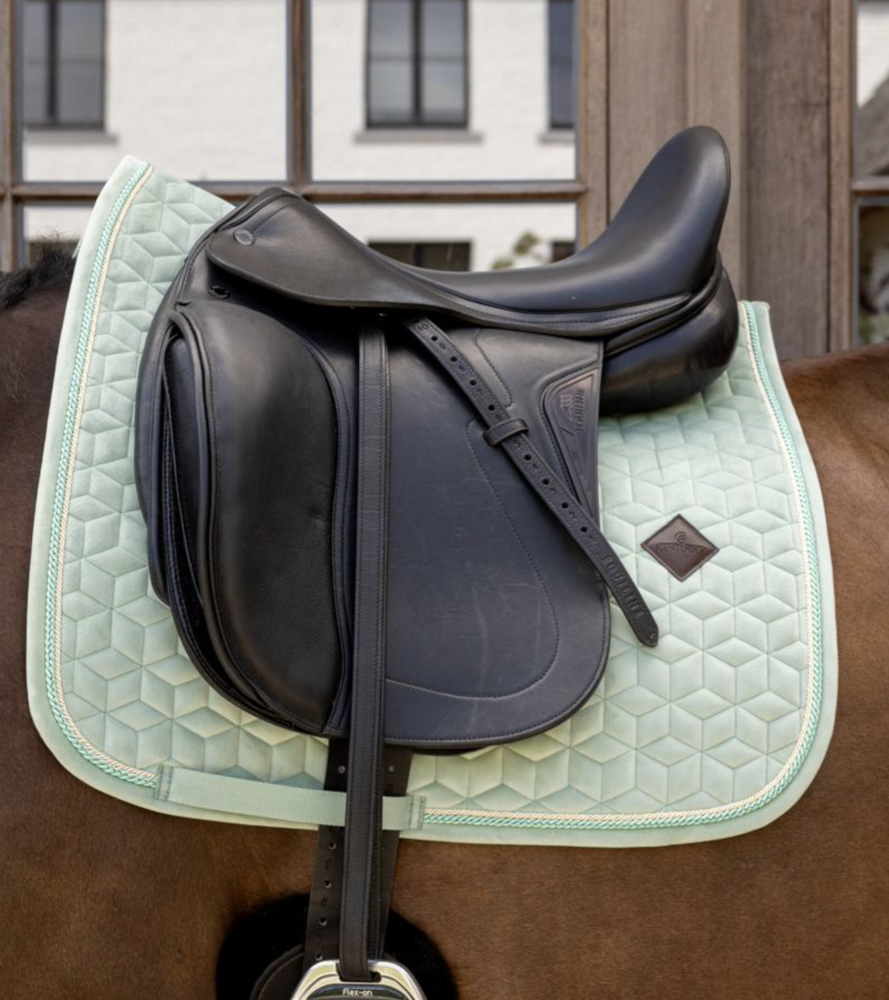 Kentucky zadelpad velvet dressuur Mint