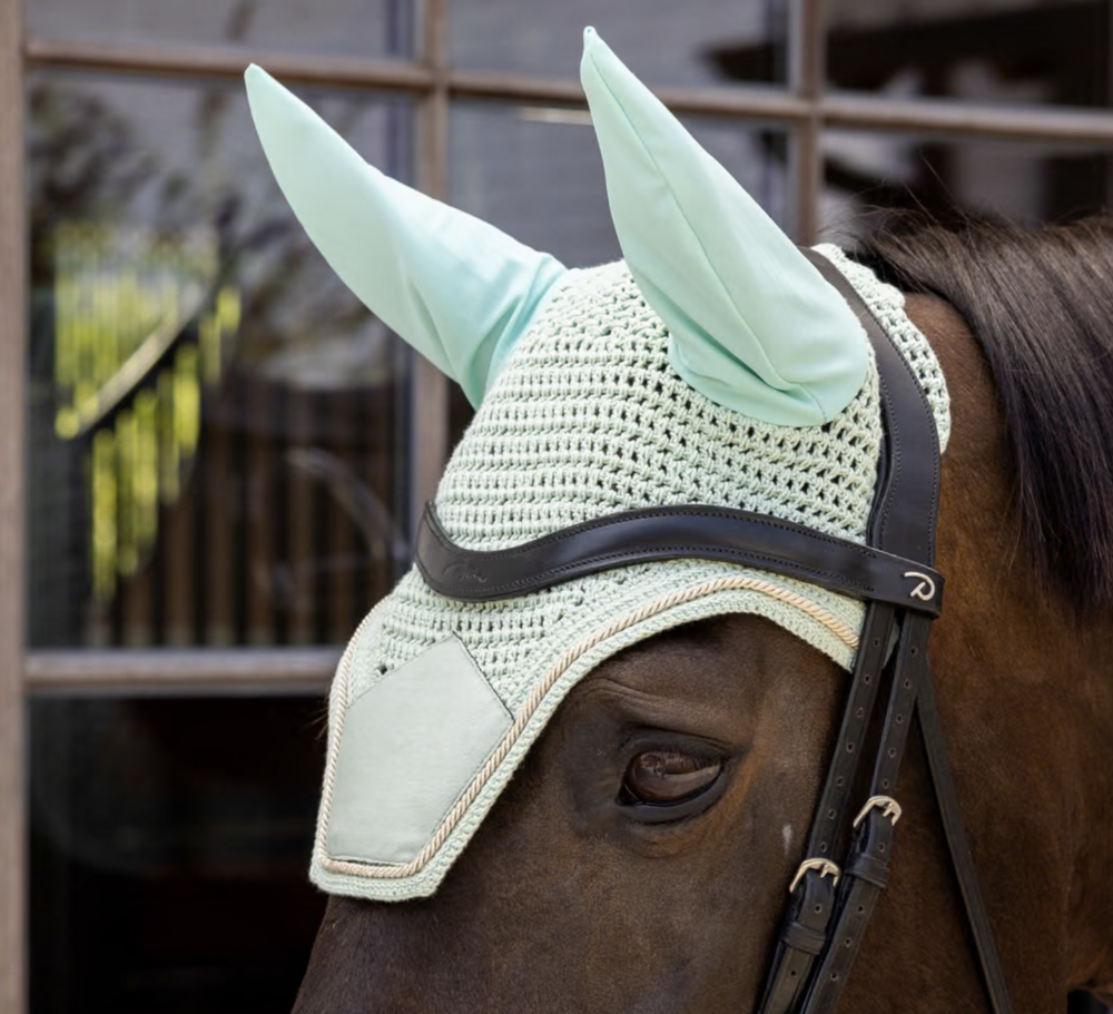 Kentucky Horsewear Wellington Oornetje Soundless Velvet – Mint – Maat Full
