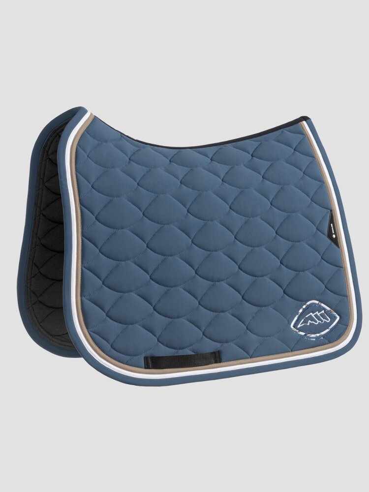 Equiline saddle pad Almond Dressage EQEROC Dark Denim Full