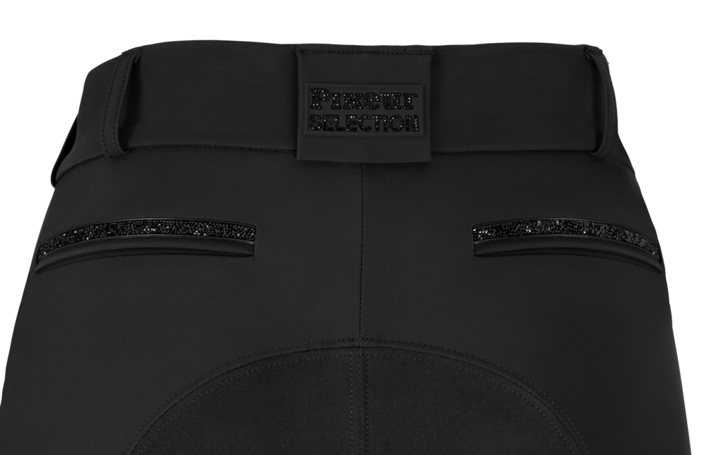 Pikeur Ceelina  suede grip  rijbroek 4538 zwart 