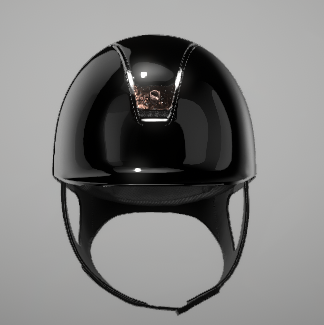 Samshield Cap 2.0 Shadow Glossy Black met blazon Crystal fabric PinkGold P.23