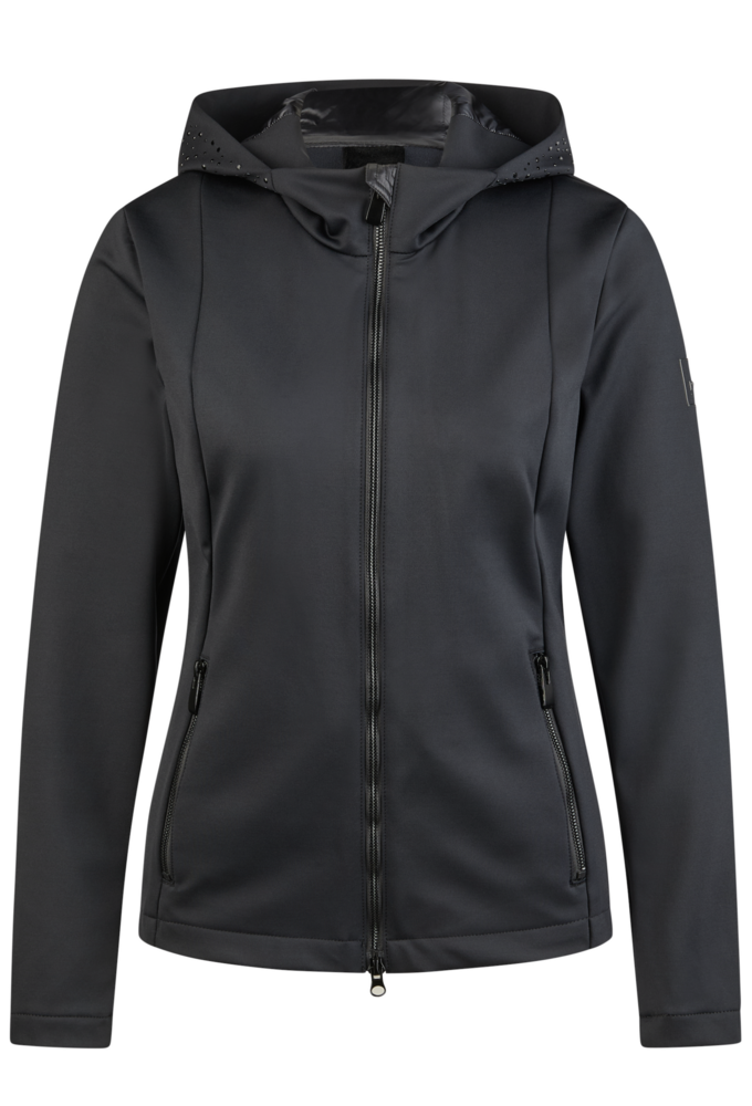 Pikeur Sena Dames Stretch-Fleece Jacket 1045  zwart