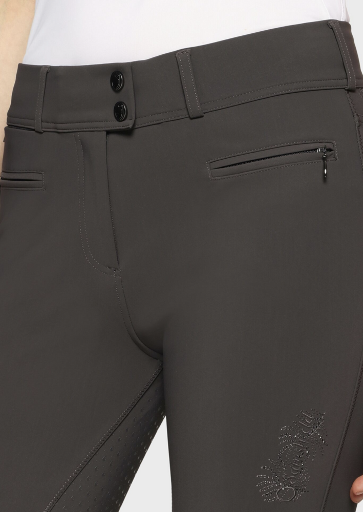 Samshield rijbroek CAPUCINE CRYSTAL FERNA  full grip MAGNET 