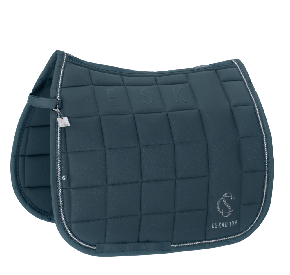 Eskadron zadeldek dressuur Big Square Classic sparkle '26 Ocean 