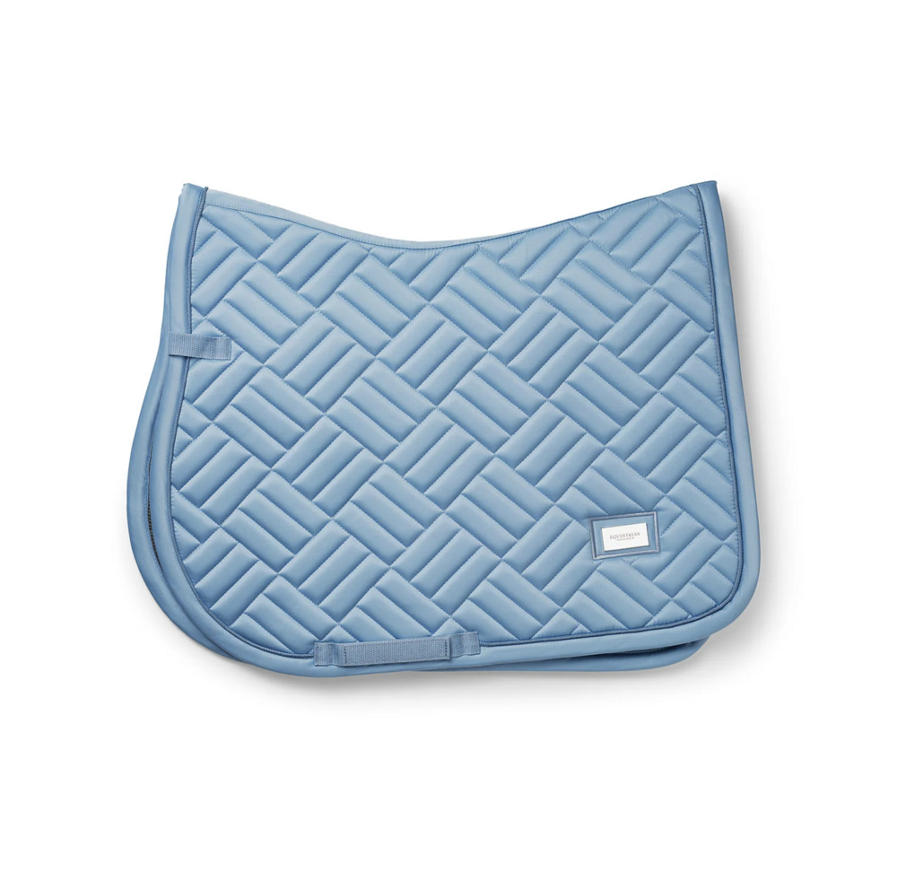 Equestrian Stockholm zadeldek Modern Midsummer Blue    Jump - full