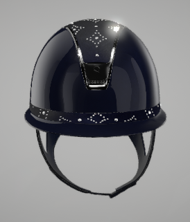 Samshield Miss Shield Cap 2.0 Shadow Glossy Blue met Celestial Crystal Blue P.25