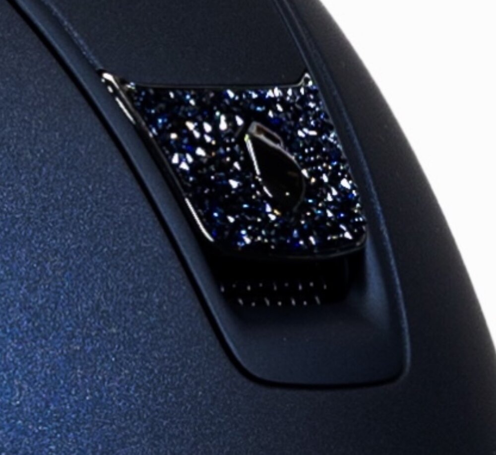 Samshield Miss Shield Cap 2.0 Shadow Matt Navy met Ultra fine rock Cosmic Night Blazon P.22