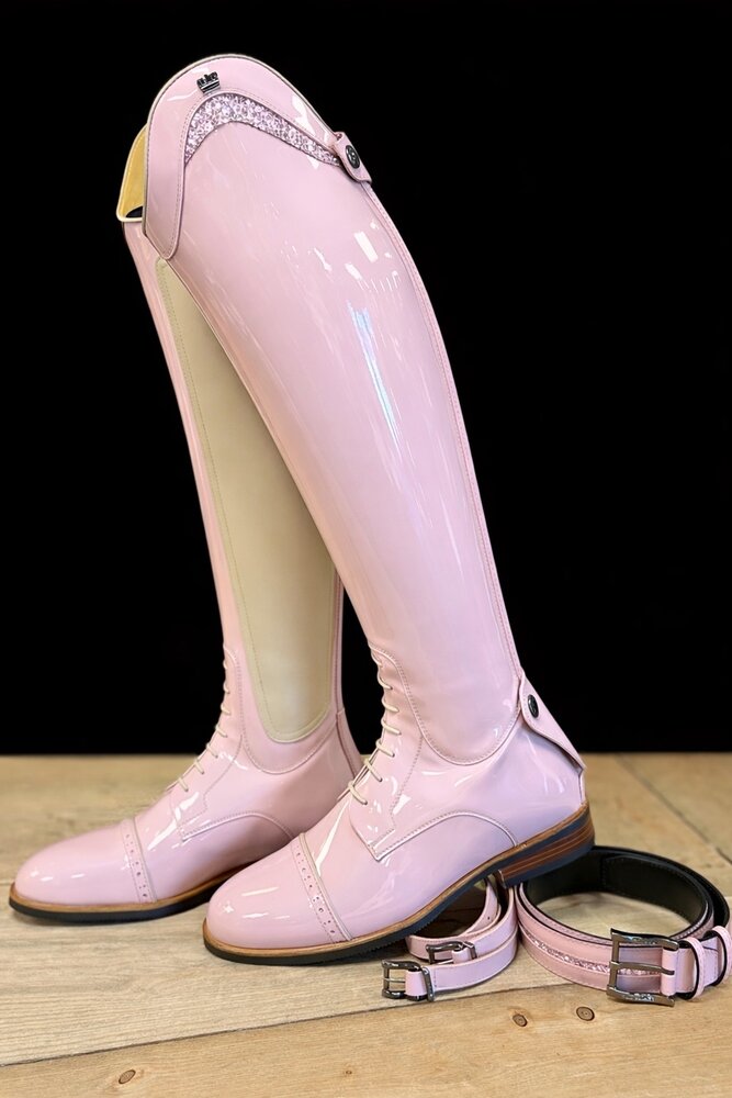 Kingsley rijlaars Olbia 01 shiny pink Schacht maat 39 MA-M