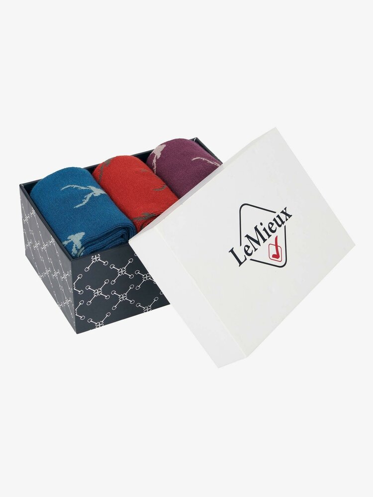 Le Mieux Valencia Bamboo sokken Stags 3-pack