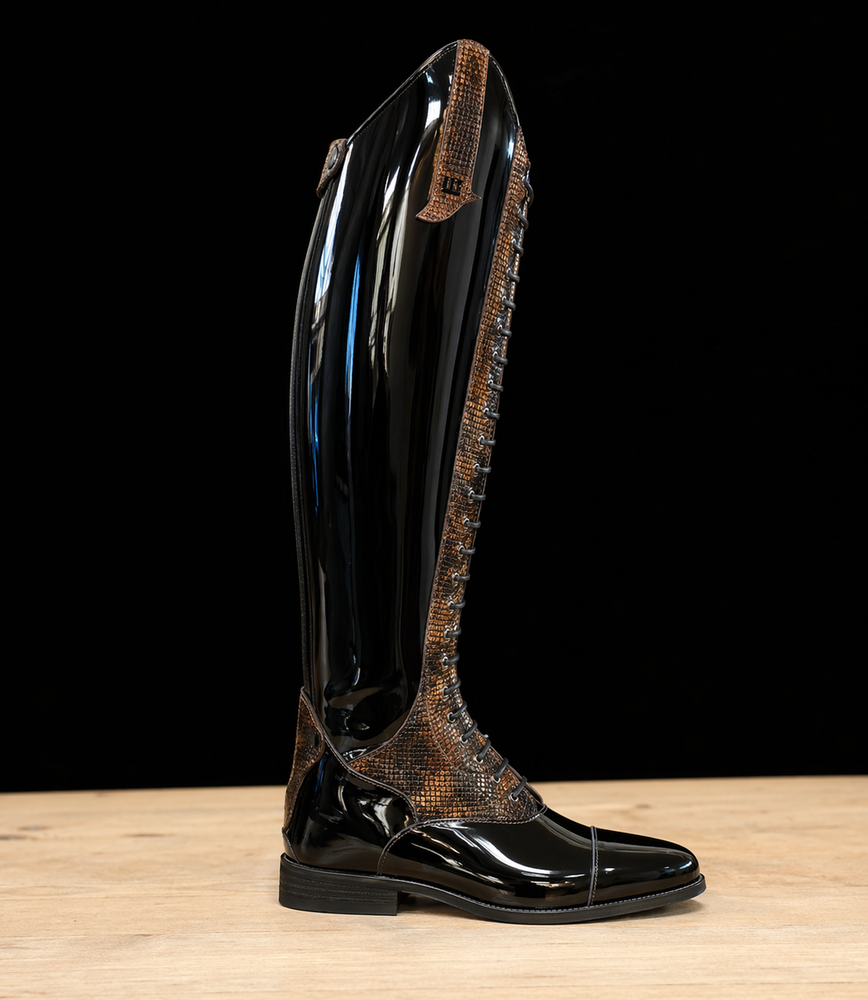 Kingsley rijlaars Orlando 01, Roma black , Bronze utterly 39 MA - S 