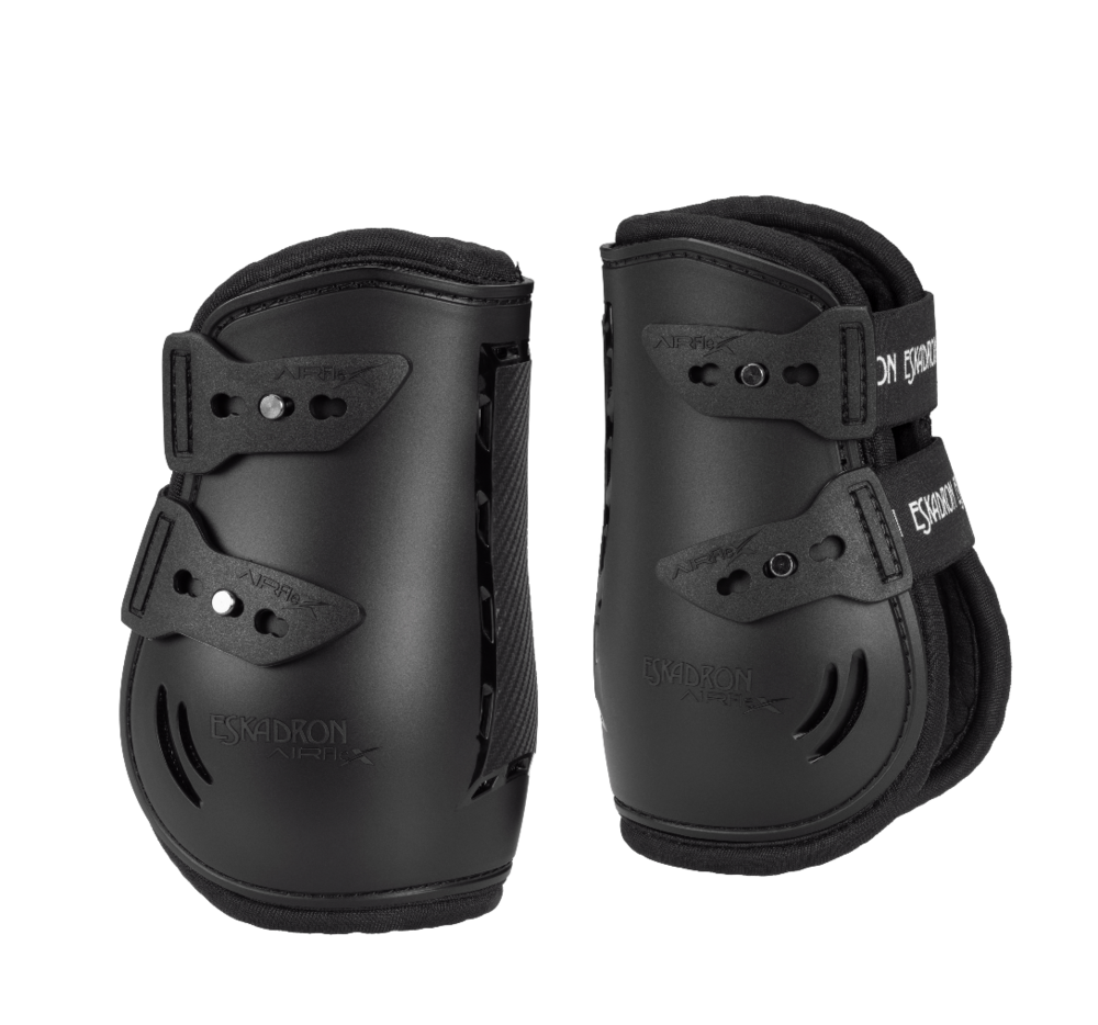 Eskadron  Air Flex Sport peesbeschermers zwart achterbenen