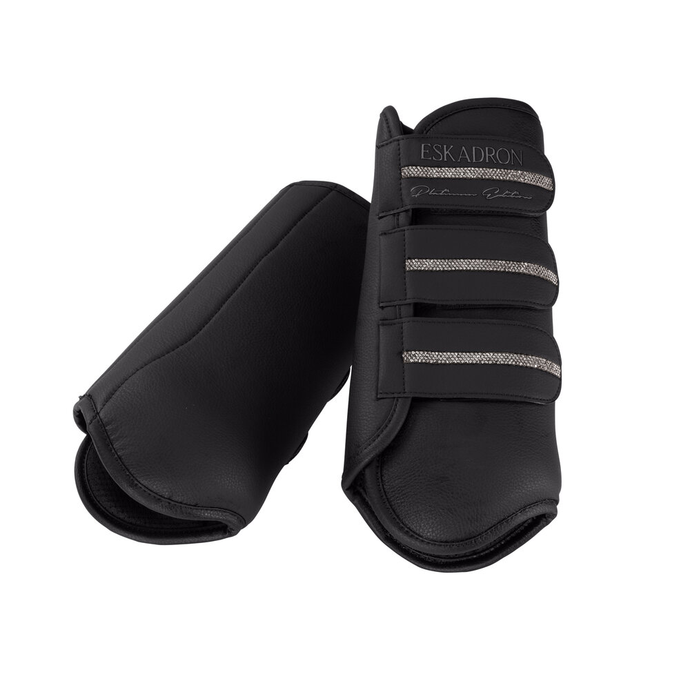 Eskadron Platinum allround beschermer faux leather Hind Zwart