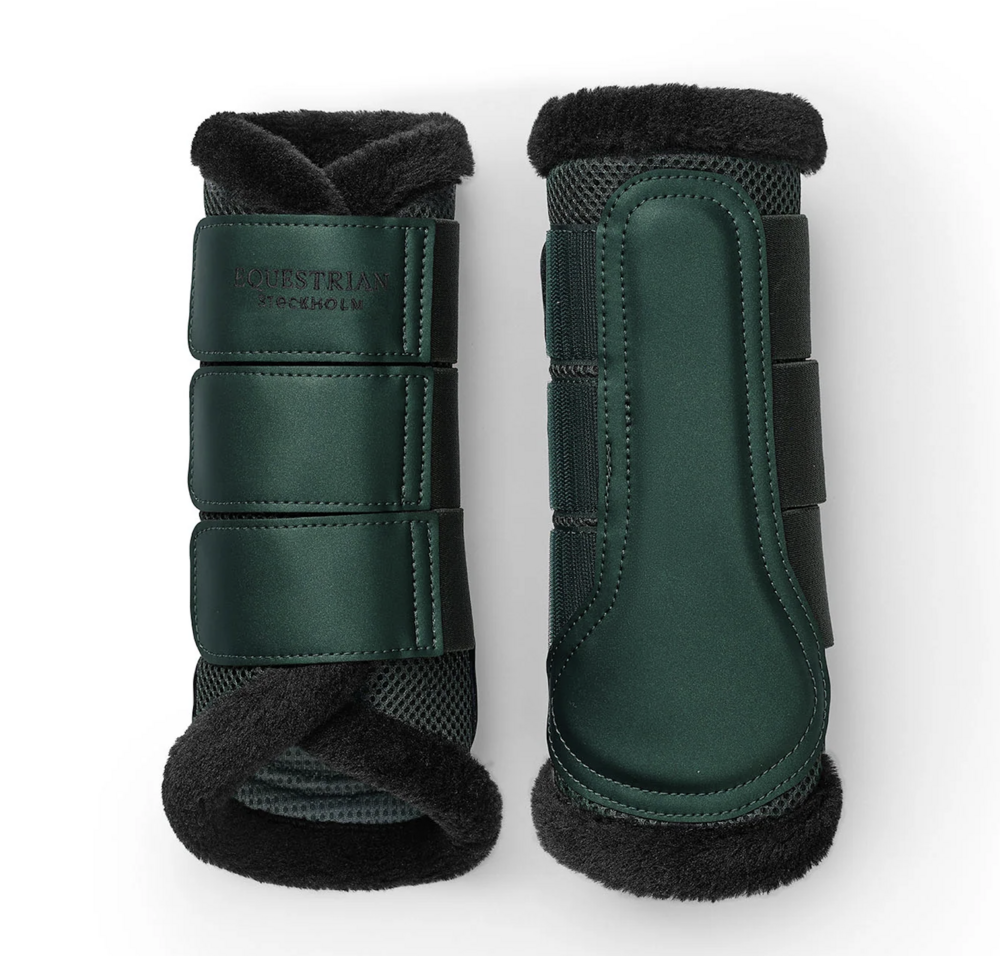 Equestrian Stockholm fur - mesh peesbeschermers Sycamore Green