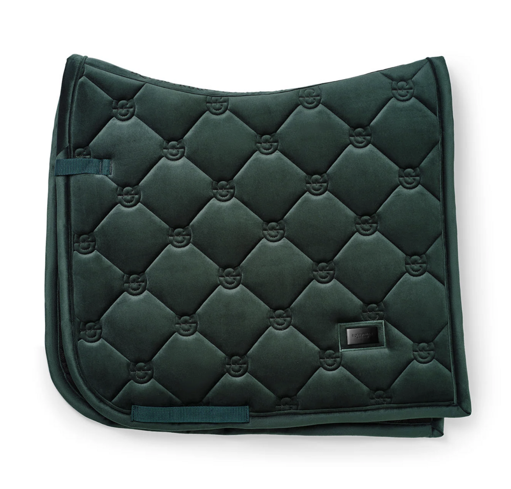 Equestrian Stockholm zadeldek dressuur Velvet Sycamore Green