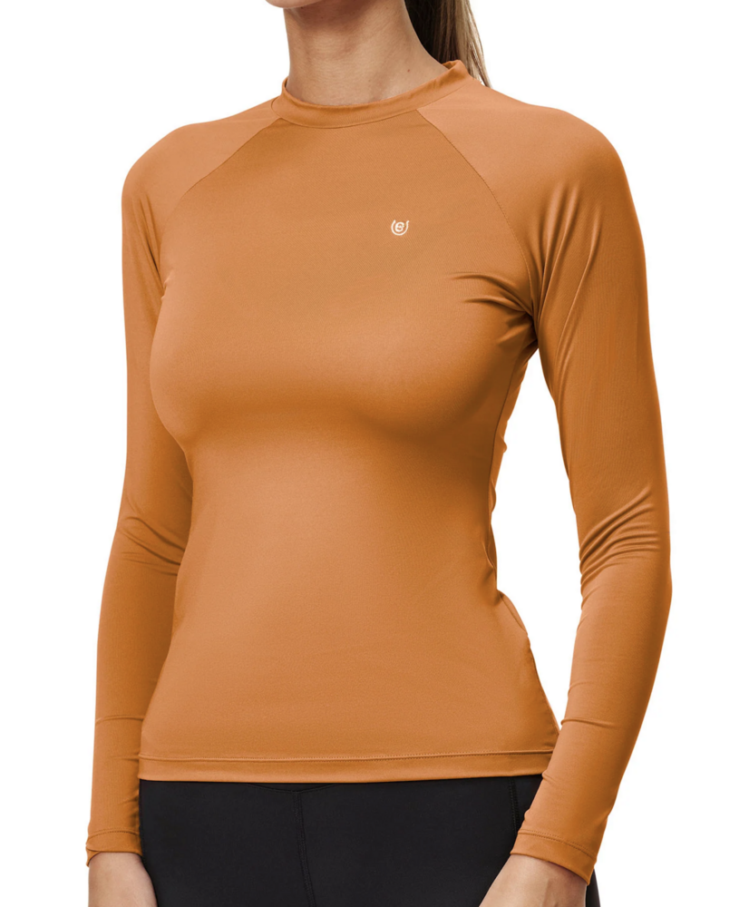 Equestrian Stockholm Dynamic top lange mouw chestnut 