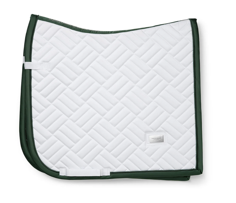 Equestrian Stockholm wedstrijd zadelpad Modern White Sycamore Green