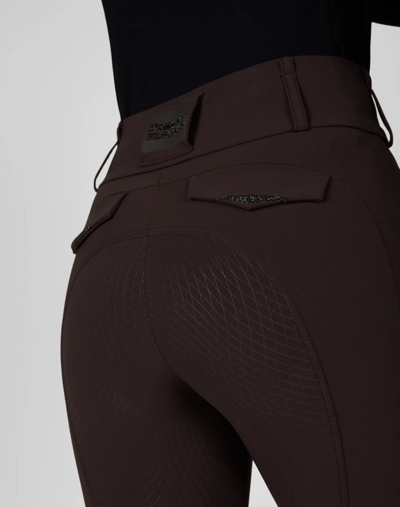 Pikeur rijbroek 5205  CANTIRA fullgrip chocolate