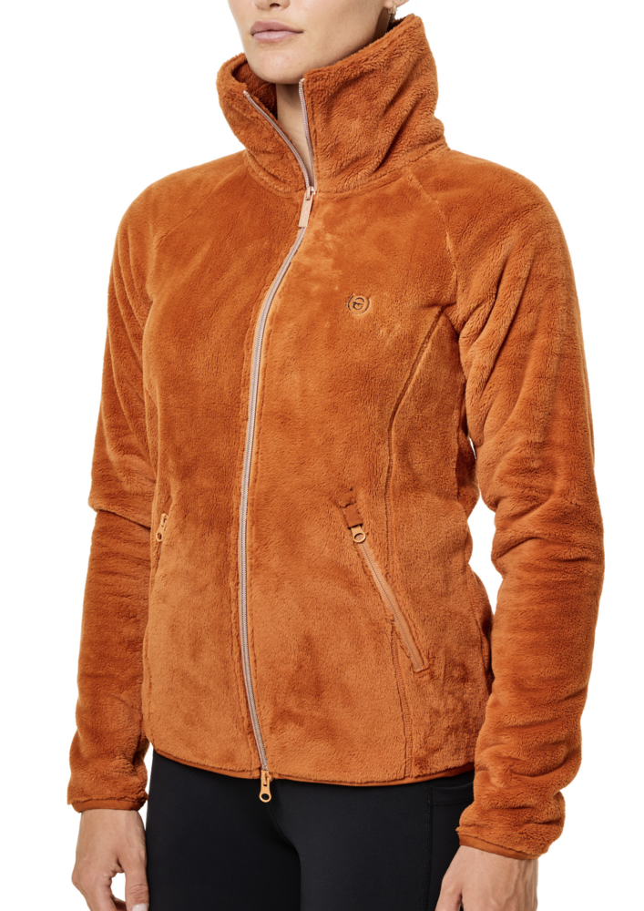Equestrian Stockholm Velvet Fleece vest Chestnut