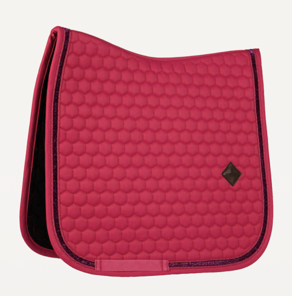 Kentucky Glitter Band dressuur hard roze  maat FULL
