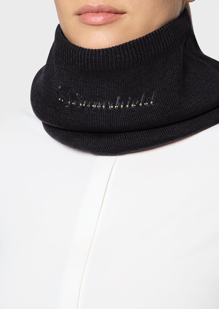 Samshield nekwarmer sjaal Crystal  Zwart