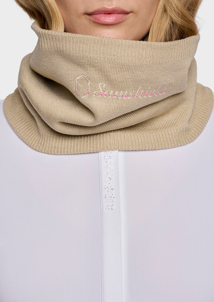 Samshield nekwarmer sjaal Crystal  SAND 