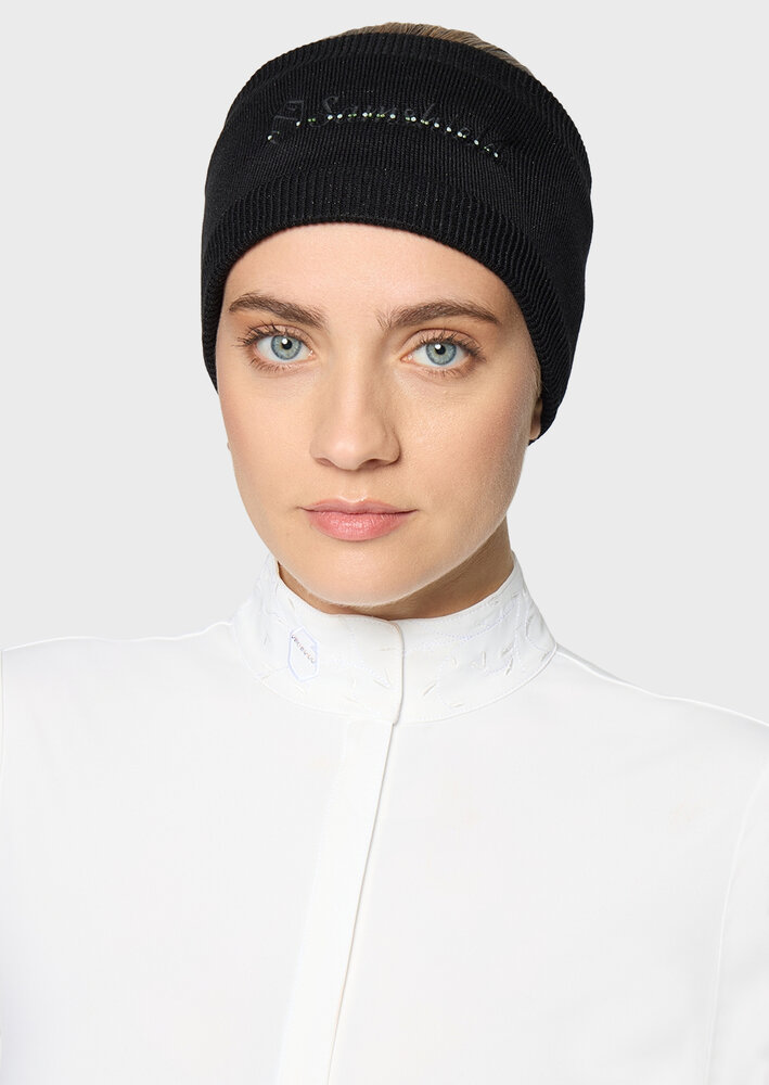 Samshield Haarband Amalie crystal zwart lurex 