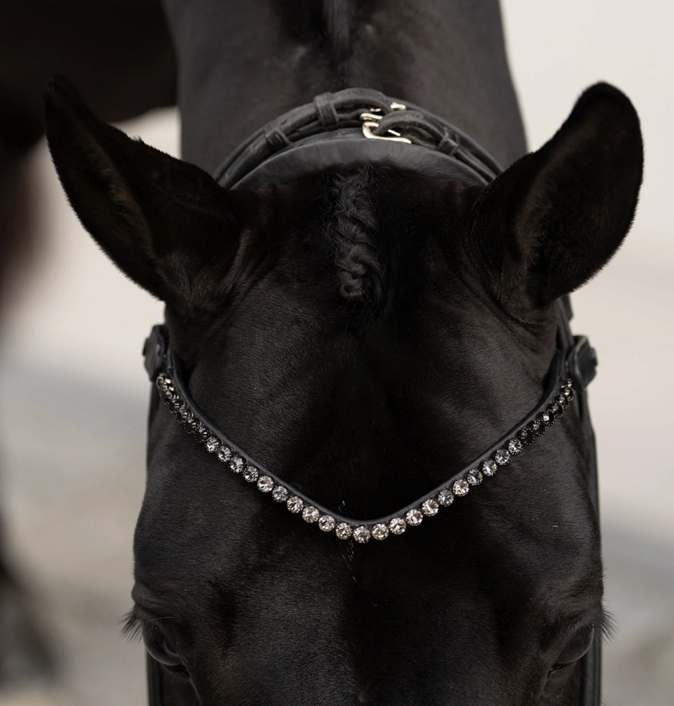 Equestrian Stockholm frontriem zwart  8 mm 