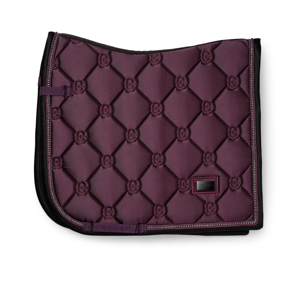 Equestrian Stockholm Crystal Shine Dressuur - Mauve Wine