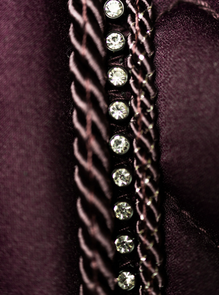 Equestrian Stockholm Crystal Shine jump - Mauve Wine