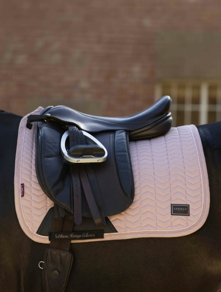 Le Mieux Heritage Herringbone dressuur wild rose  full