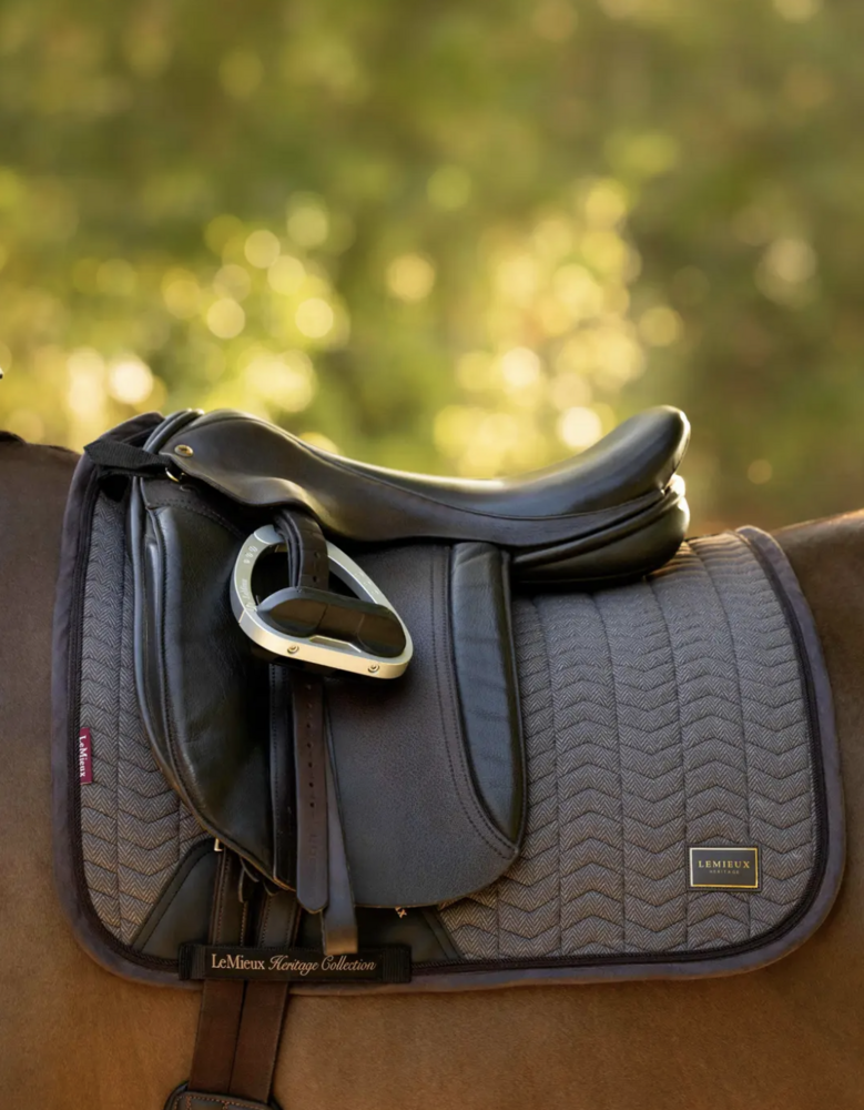 Le Mieux Heritage Herringbone dressuur Cocoa full